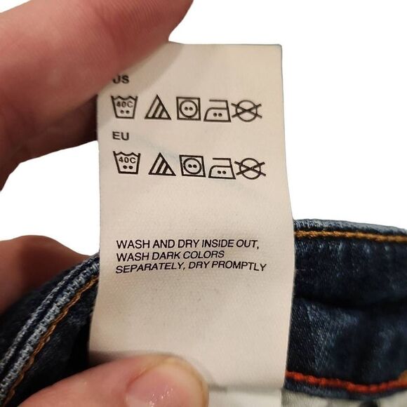 Tommy Hilfiger Women's Blue Five Pocket Style Curve Straight Jeans Size 10 - Picture 7 of 15